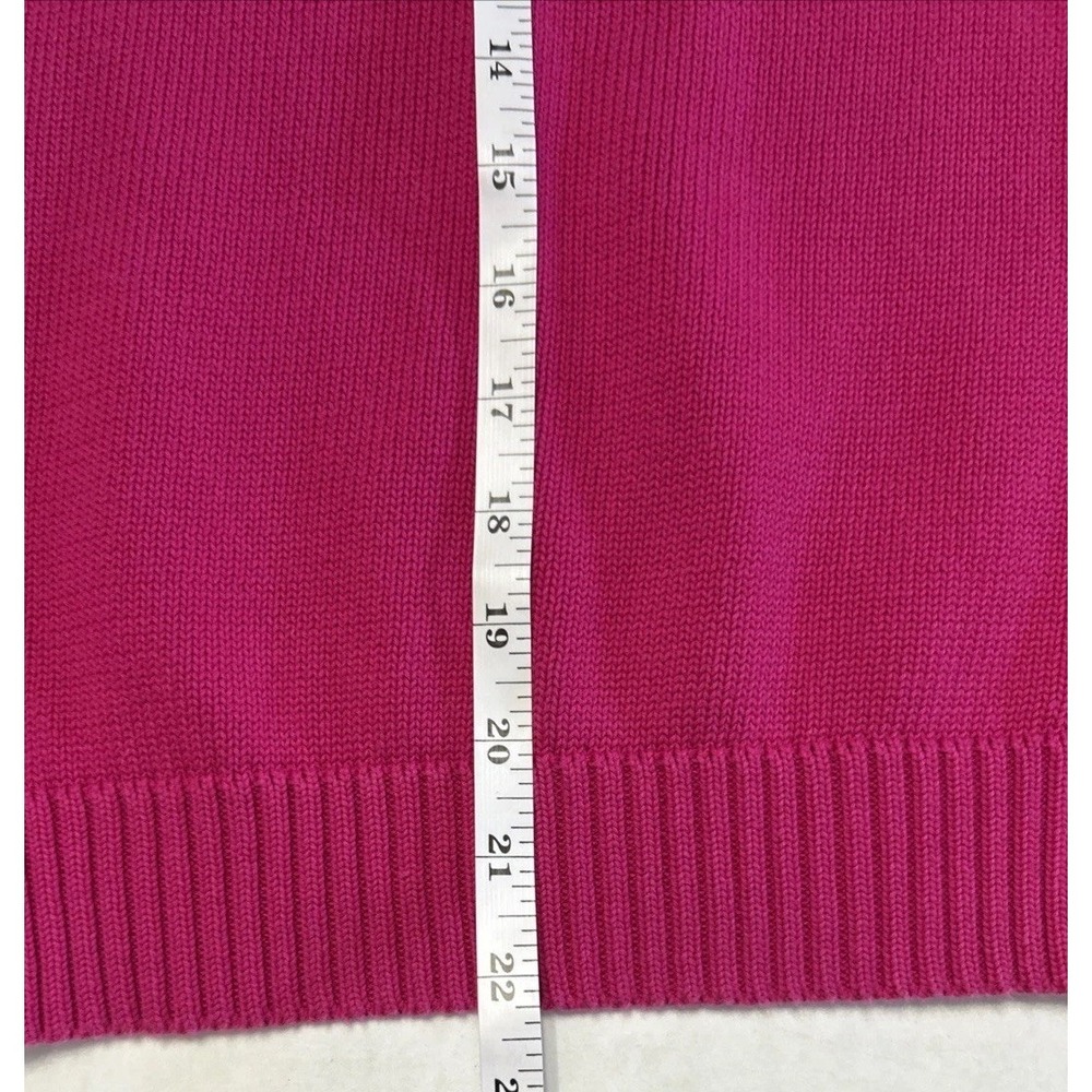 Women's Ralph Lauren V-Neck Sweater Embroidered Crest Sz Medium/small - Picture 10 of 10